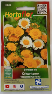 Foto de Semillas de Crisantemo Garland HORTAFLOR